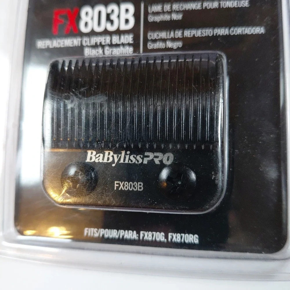 BaBylissPRO Black Graphite Replacement Taper Clipper Blade FX803B NEW